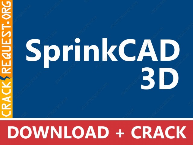 SprinkCAD 3D Crack Download