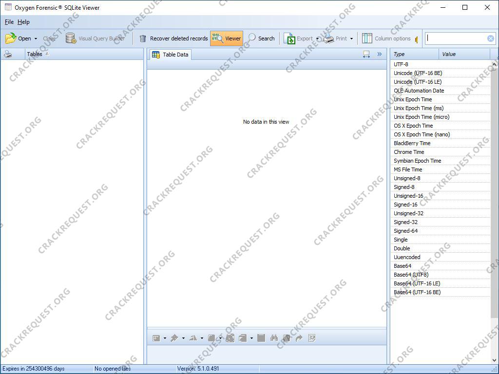 Oxygen Forensic SQLite Viewer